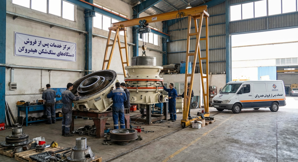 خدمات پس از فروش هیدروکن نوین کراشر